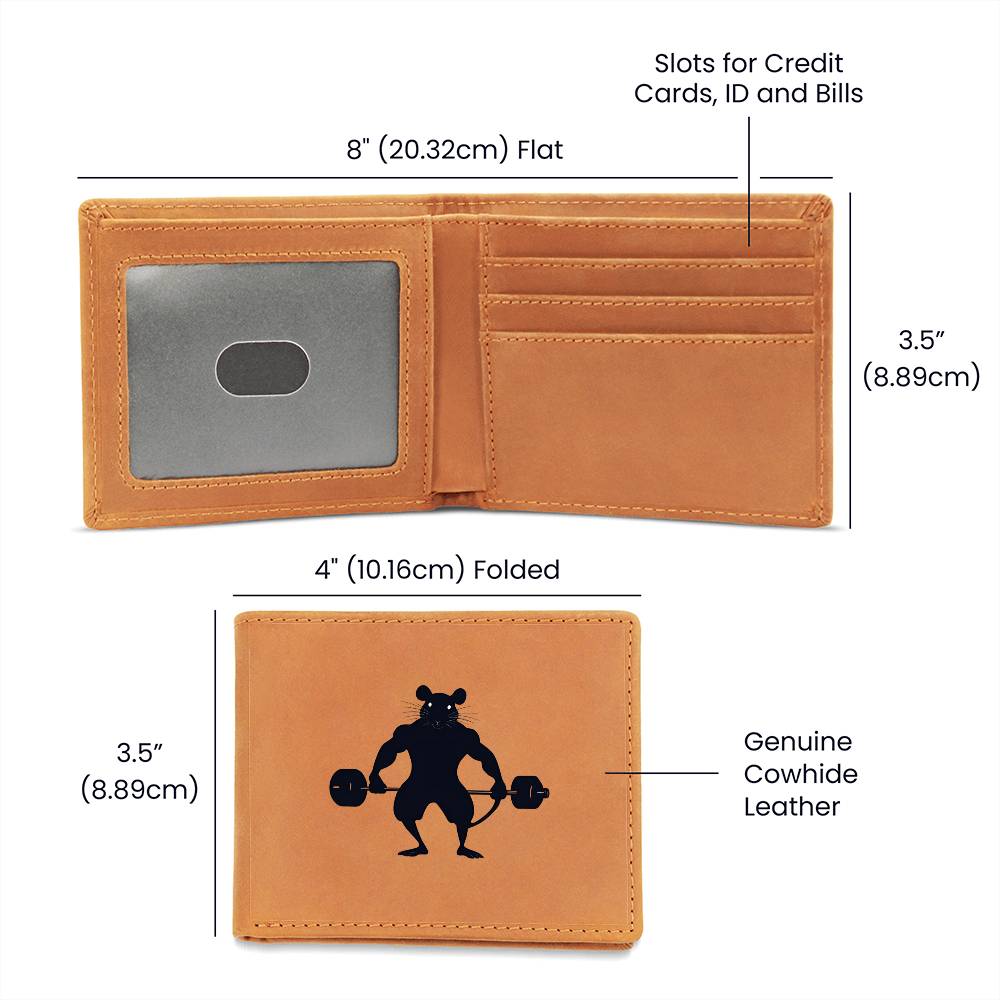 Bodybuilder Wallet, Gym Rat