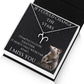 Zodiac Opossum Necklace For Long Distance Couples, Gifts For Long Distance Friends, Long Distance Girlfriend, Long Distance Relationship Gift, Valentines Day, Anniversary, Birthday Re