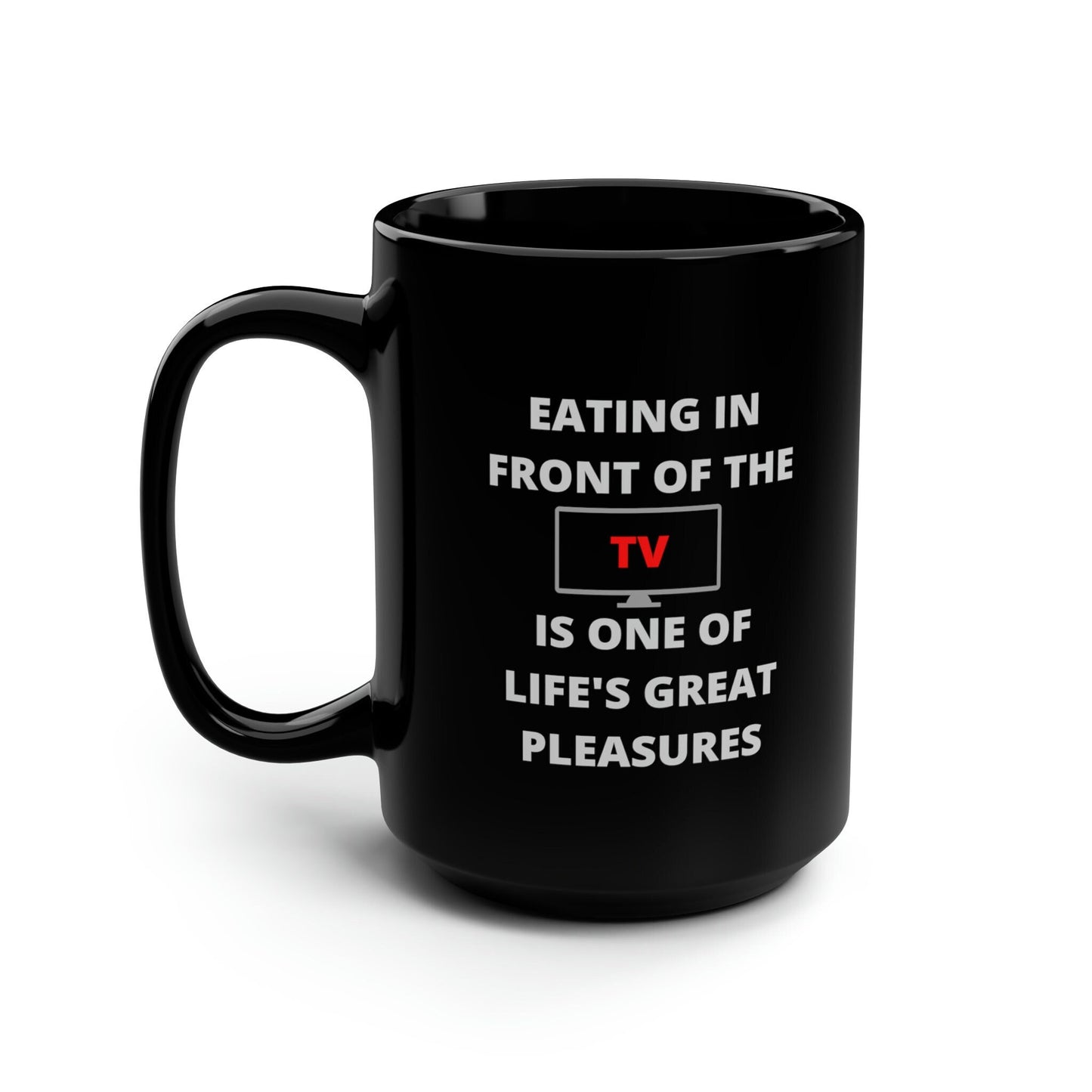 Funny Extra Large Black Mug For Dad Or Friends, Sarcastic Humor, Joke Gift, 15oz, Printed On Both Sides