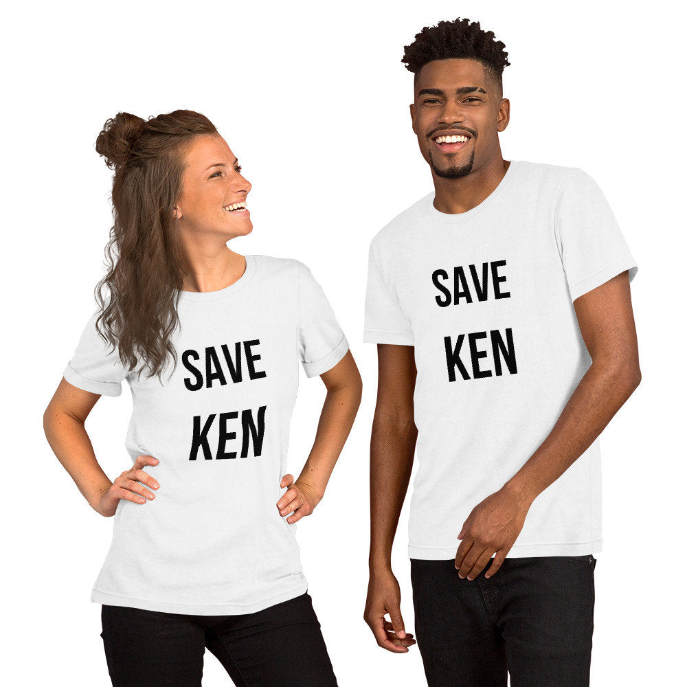 2 Colors Available, Unisex Save Ken T Shirt