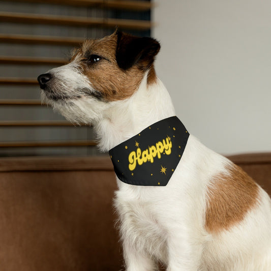 Starry Night Personalized Dog and Cat Bandana, Cute For Halloween, Sizes S-XL