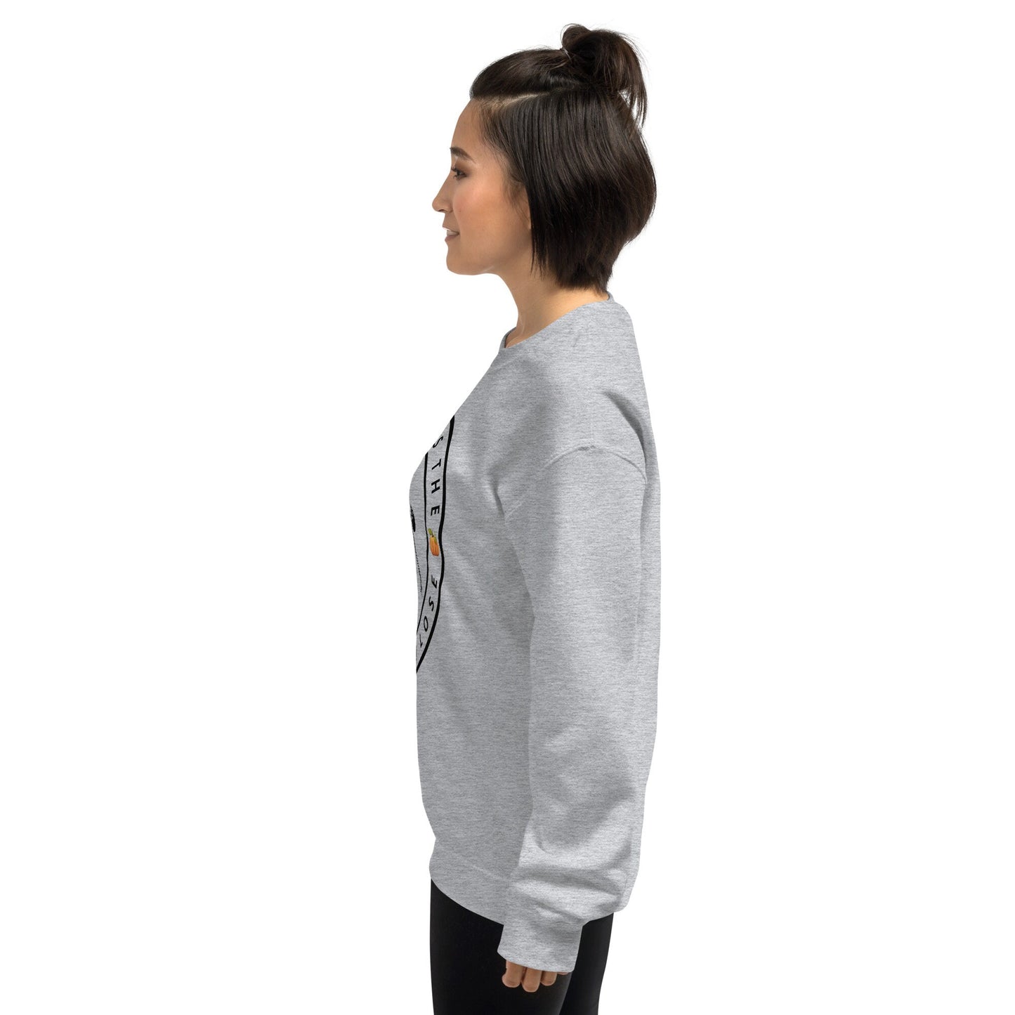 3 Colors Available Printed Sleeve Fall Halloween Dance Sweatshirt, Sizes S-5XL