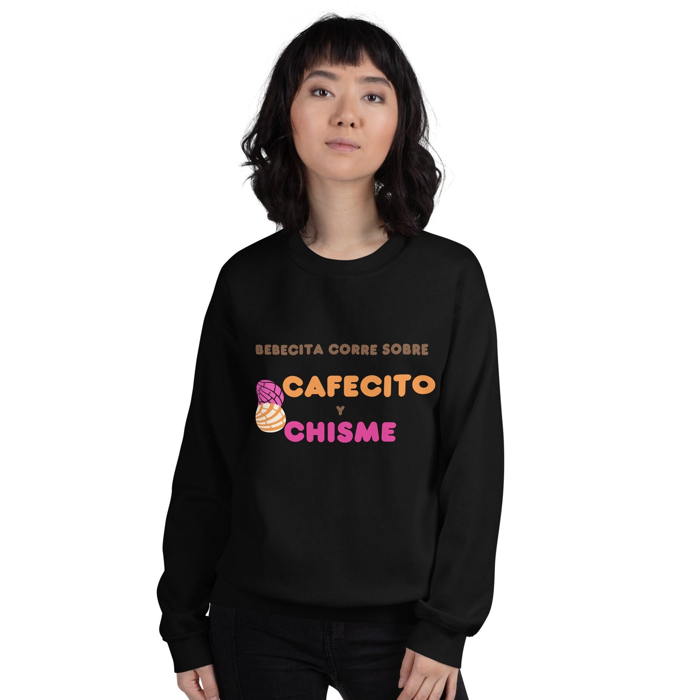 3 Colors Available, Cafecito Y Chisme, Concha Sweatshirt